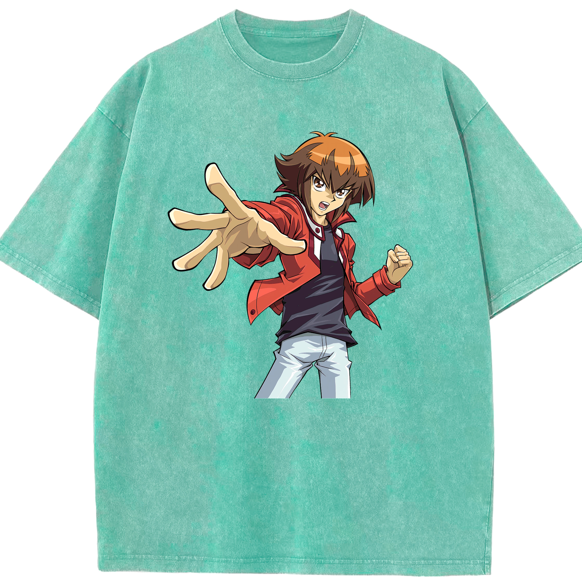 （画像用） 遊☆戯☆王 Yu-Gi-Oh! 綿100% ヴィンテージ風 半袖Tシャツ（フロントプリント）